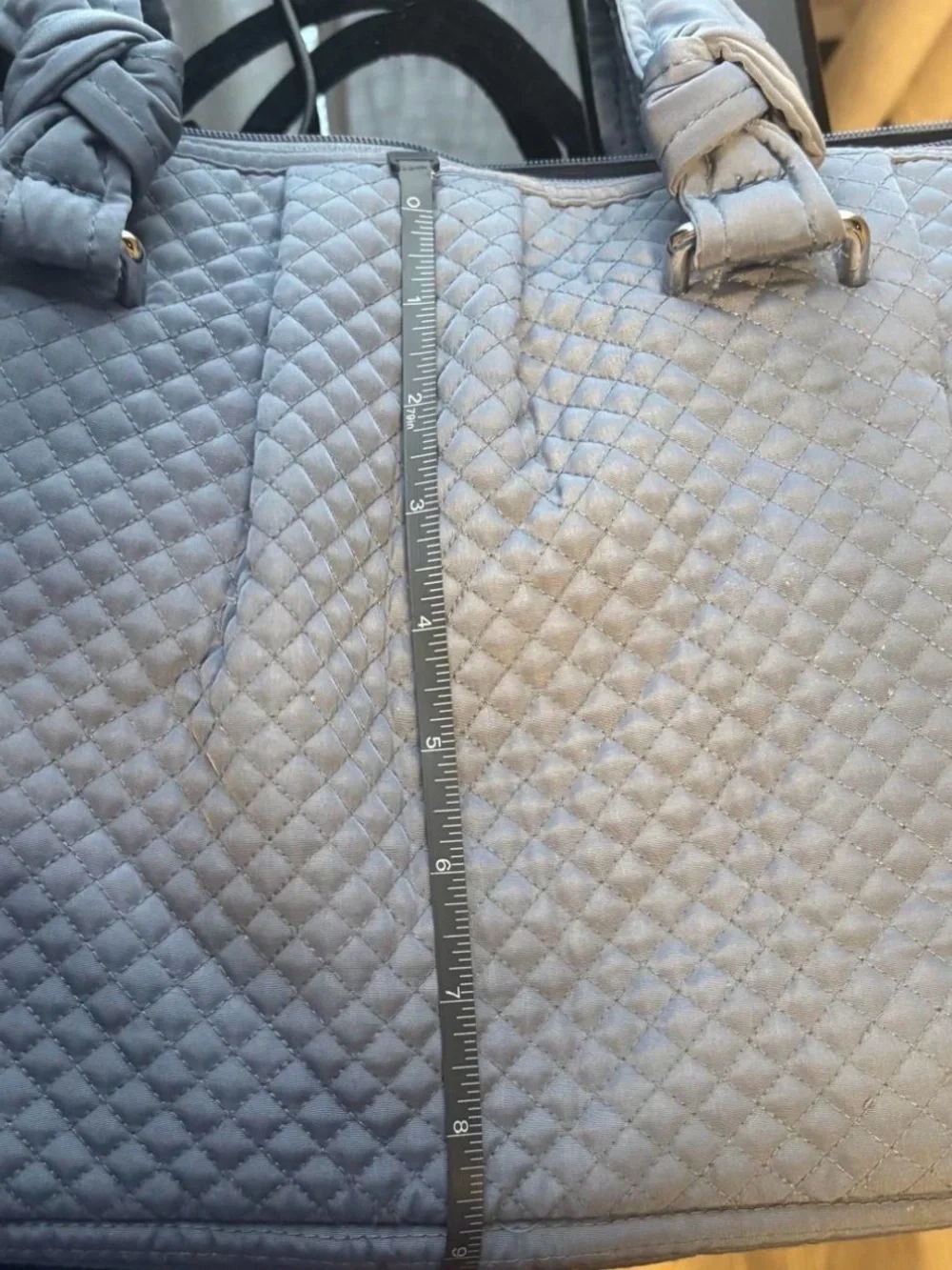 Vera Bradley Quilted Navy Blue Tote